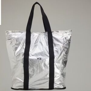 Y-3 Yohji Yamamoto x adidas Y-3 BEACH TOTE Metallic Silver & Black Streetwear